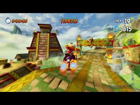 CTR:NF Papu's Pyramid - Ring Rally 2,291,067 Points [FWR]