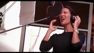 Celine Dion - The Reason 1997 Recording Session (Powerful Vocals)