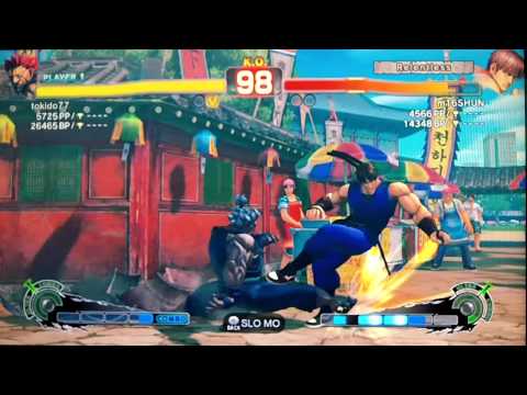 SSF4 Tokido (Akuma) vs m16SHUN (Guy)