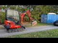 1194641 Kubota KX019-4 Rotortilt, 2018 only 388 hours, various buckets included }}