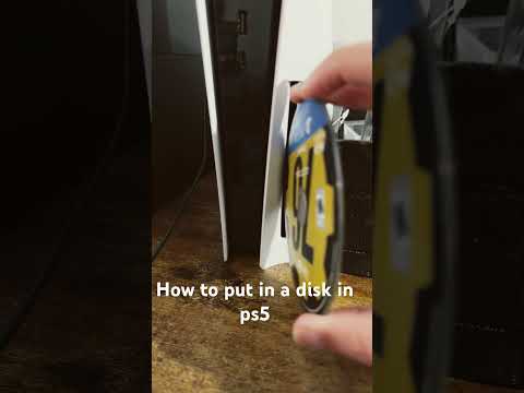 How To Insert A Disk In A PS5