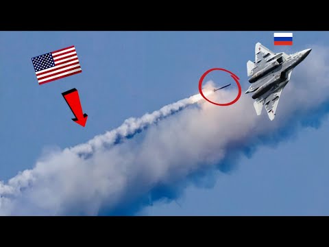 13 Minutes ago! Russian SU-57 Fighter Jet Shot Down By US F-35 Pilot in Moscow Airspace!!!