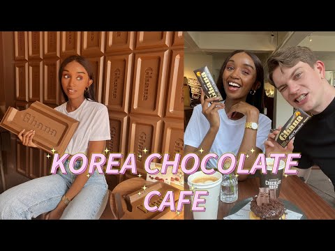 [LIVING IN KOREA] ▫ Korean chocolate GHANA CHOCOLATE Cafe ▫  NO MORE MASKS OUTDOORS IN KOREA!!! 🌸