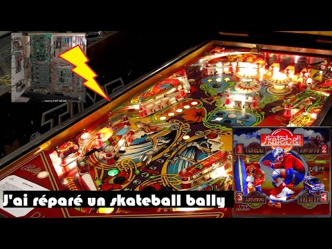 J’ai Reparé Un Flipper Bally Skateball