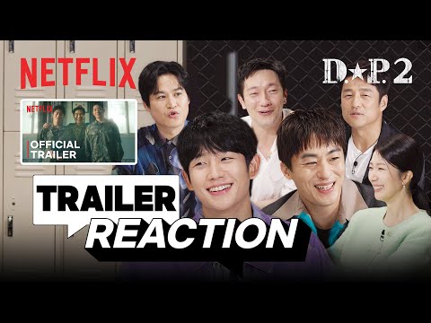 D.P. 2 cast reacts to their trailer with "spoilers" [ENG SUB]