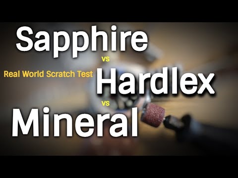 Scratch Test Sapphire Vs Seiko Hardlex Vs Mineral Crystal Watch Glass Comparison Which is best?