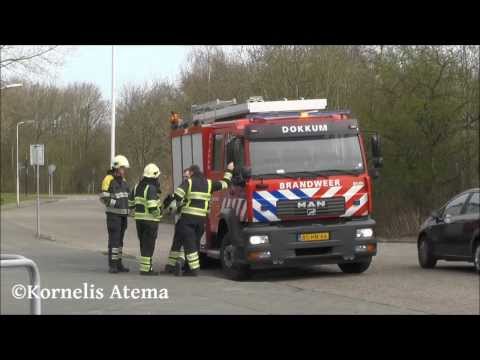 15-03-2014 Smeulende TL-buis verpakking laat brandweer uitrukken
