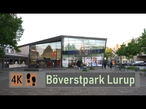 Walk in Hamburg-Lurup 🇩🇪 | 4K | Böverstpark and Sunset in German Suburbia