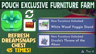 Disney Dreamlight Valley. How To Get GUARANTEED Pouch Exclusive Furniture from Dreamsnaps Rewards.