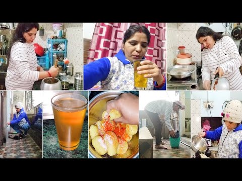 🥻 House Wife Early Morning Busy Routine 🪴 Middle class family vlog 