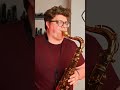 playing saxophone like Lester Young