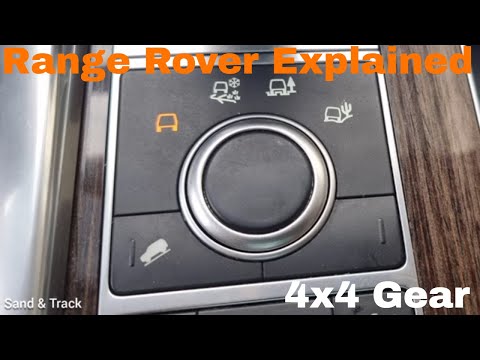 How to Use the Range Rover Sport 4x4 Gear System