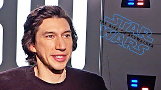 Star Wars 9 Adam Driver talks! (2019) The Rise of Skywalker