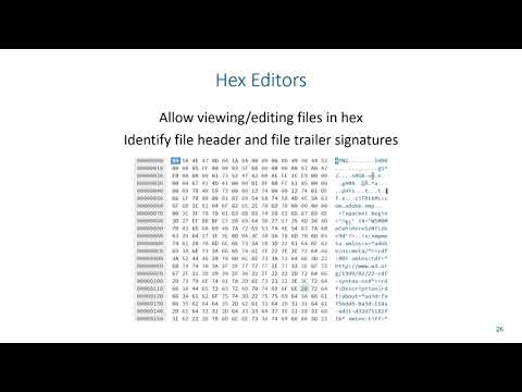 Computer Forensics - Reconstituting Corrupt or Hidden Files with Hex Editors