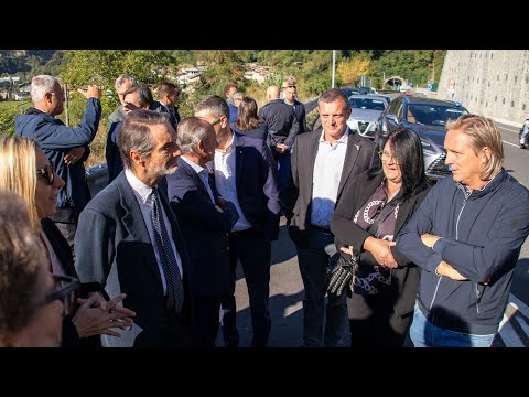 Il presidente della Regione in visita in Val Brembana