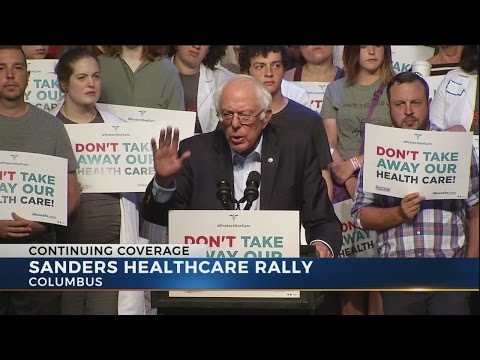 Sen. Sanders rallies against Republican health care bill