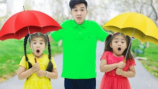 Rain Rain Go Away Song | Suri &amp; Annie Sing-Along Nursery Rhymes &amp; Kid Songs