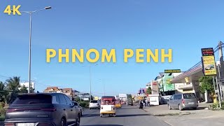 4K Drive Through Phnom Penh | Stunning City Views