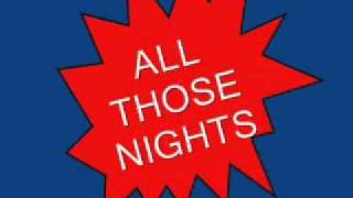 All Those Nights by CHASE COY/DEAR JULIET - W/ Lyrics