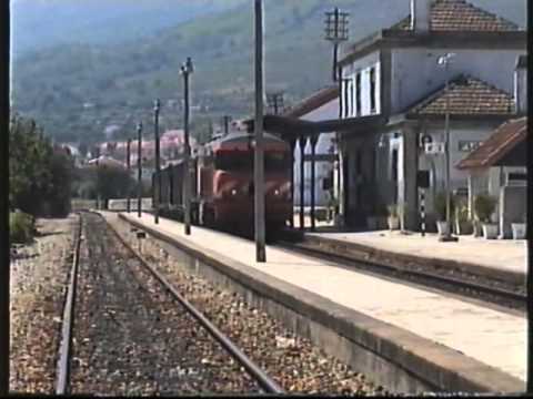 CP 1905 com Comboio de Areia - Castelo Branco e Fundão - 27 Jul 2006