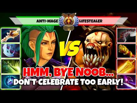 ANTI-MAGE (Carry) vs LIFESTEALER (Carry) - Epic Battle Of Immortal Rank Dota 2 Players - Z Dota 2