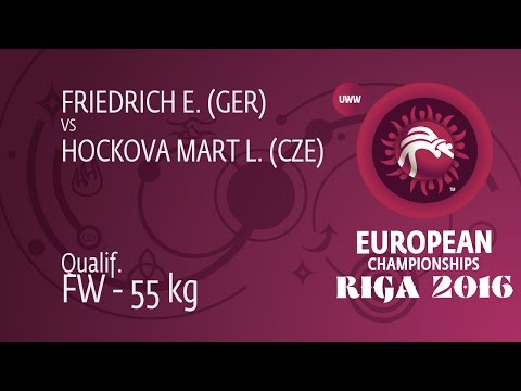 Qual. FW - 55 kg: E. FRIEDRICH (GER) df. L. HOCKOVA MART (CZE), 2-1