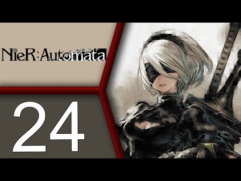 Nier: Automata COMPLETE Run pt24 - Finale Rush! A Former Friend, Statue Woes and The Twins' Story