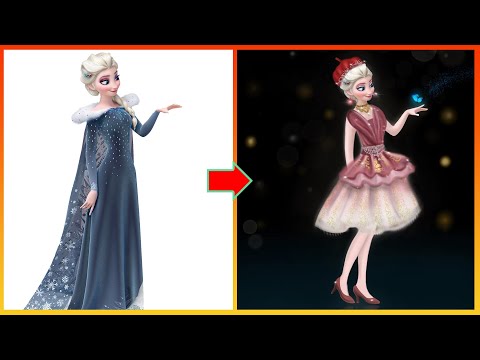 Frozen: Elsa Frozen Glow Up - Disney Princesses Transformation