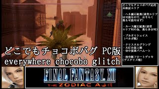 どこでもチョコボバグ FF12 TZA PC版解説【ゆっくり実況】 Chocobo everywhere glitch