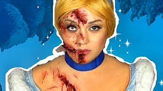 CINDERELLA'S BROKEN GLASS MAKEUP TUTORIAL!