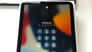 iPad Mini 6th gen reset forgot password, screen lock ,pin….
