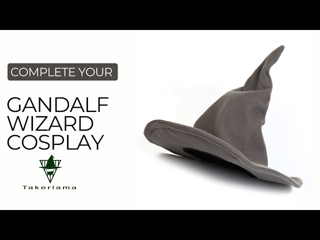 Vídeo relacionado con keland Sombrero mágico para adultos Gandalf Barba y peluca para Halloween Cosplay, gris, Talla única
