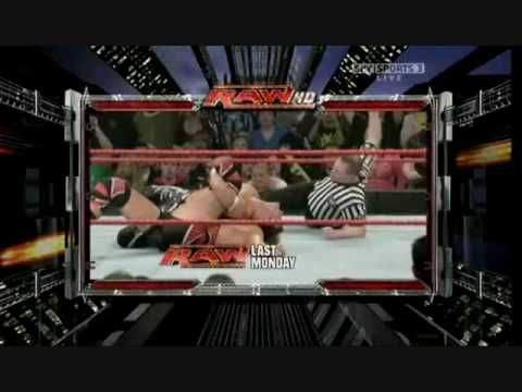 WWE RAW 11/16/2009: Evan Bourne Vs Jack Swagger