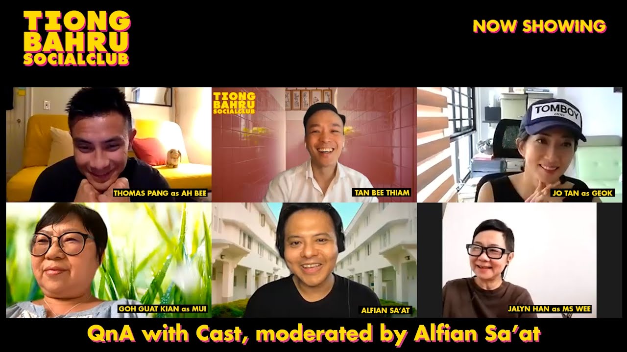 QnA with Cast of Tiong Bahru Social Club, moderated by Alfian Sa'at