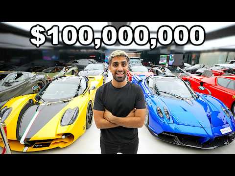 THE MOST EXPENSIVE CAR SHOWROOM IN THE WORLD - $100,000,000 of HYPERCARS !!!