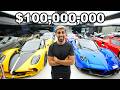 THE MOST EXPENSIVE CAR SHOWROOM IN THE WORLD 100 000 000 Of HYPERCARS