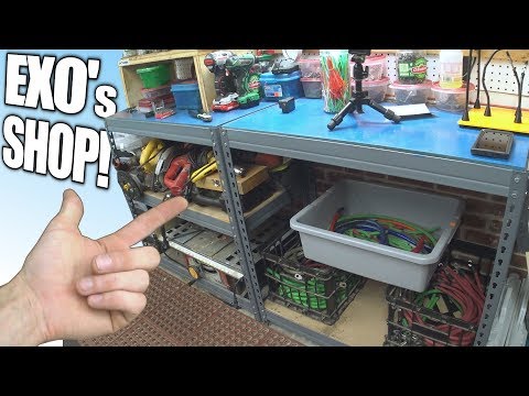 EXO's Car Audio Garage: WALKTHROUGH Tour in NEW Workshop w/ MUST HAVE TOOLS For Custom DIY Installs