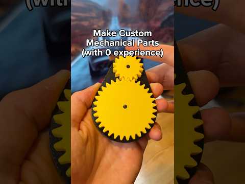 turn text to mechanical parts for 3D printing