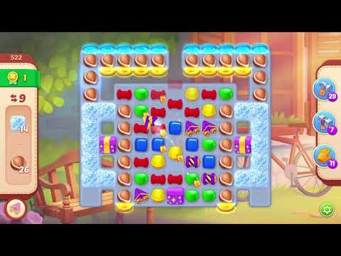 Homescapes 522 Level - 13 moves - NO BooSTERS