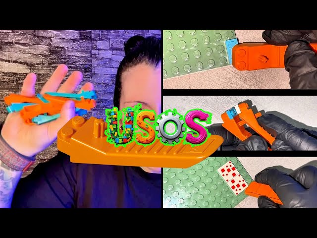 Vídeo relacionado con 2x LEGO Sistema piedra naranja Piedra trennhilfe Separador Herramienta Separador Brick Separador 96874