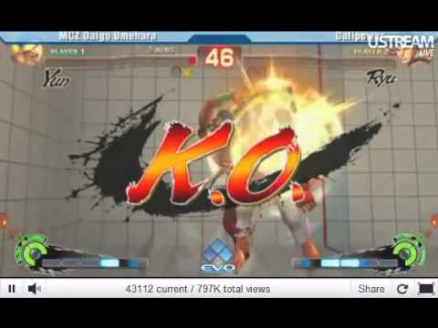 EVO 2011 SSF4 AE Top 32 - Alex Valle (Ryu) vs Daigo (Yun)