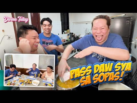 ANG TALAGANG NAKAKA HAPPY NA KA PARTNER NG AKING CHICKEN SOPAS FOR CHAD AND TONTON! | DIVINE TETAY