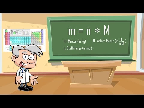 Rechnen mit Mol (Stöchiometrie 1) - einfach erklärt