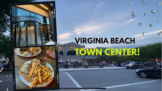 Town Center Virginia Beach Tour, Cantina Laredo and Twist Restaurant Review!