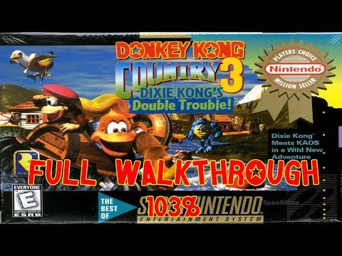 Donkey Kong Country 3: Full Walkthrough ~ (103%) ~ No Commentary