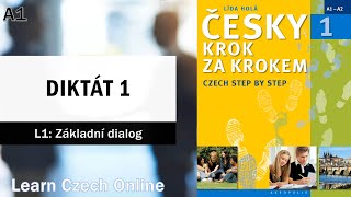 ČKzK1 - Lekce 1 - DIKTÁT 1: Základní dialog