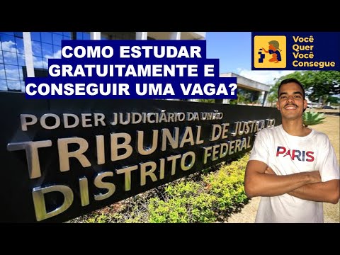 Como passar no melhor tribunal do país TJ-DFT estudando gratuitamente.