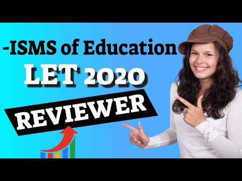 LET REVIEWER (The -ISMs of Education) | Gurong Pinoy