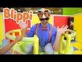 Blippi Learning For Kids At The Indoor Play Place Educational Videos For Children