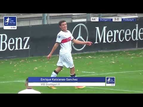 B-Junioren - 3:0 - Enrique Katsianas-Sanchez - VfB Stuttgart 2 gegen SC Freiburg 2